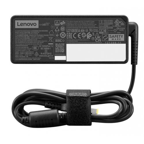 Адаптер живлення Lenovo 65W Slim Port AC Adapter (GX21G06615) Black купити в Україні: Київ, Львів, Хмельницький, Тернопіль, Івано-Франківськ | Низька ціна, відгуки, характеристики від TELEMART фото