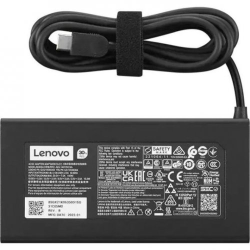 Адаптер живлення Lenovo Legion Slim 140W USB Type-C AC Adapter (GX21M50626) Black купити в Україні: Київ, Львів, Хмельницький, Тернопіль, Івано-Франківськ | Низька ціна, відгуки, характеристики від TELEMART фото