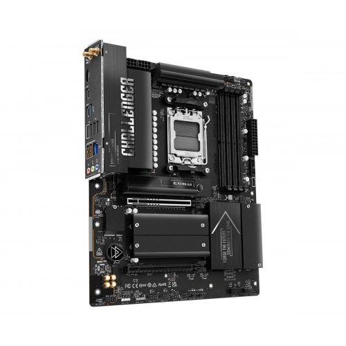 Материнская плата AsRock X870 Challenger WiFi (sAM5, AMD X870) купить в Украине: Киев, Днепр, Харьков, Одесса  | Проверка совместимости, низкая цена, отзывы, характеристики от TELEMART фото