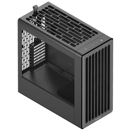 Корпус HAVN BF 360 Tempered Glass без БЖ (HVN-CA-BF360-02) Black купити в Україні: Київ, Львів, Хмельницький, Тернопіль, Івано-Франківськ | Перевірка сумісності, низька ціна, відгуки, характеристики від TELEMART фото
