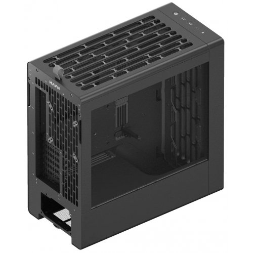 Корпус HAVN BF 360 Tempered Glass без БЖ (HVN-CA-BF360-02) Black купити в Україні: Київ, Львів, Хмельницький, Тернопіль, Івано-Франківськ | Перевірка сумісності, низька ціна, відгуки, характеристики від TELEMART фото