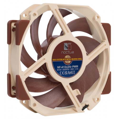 Кулер для корпуса Noctua NF-A12x25r PWM купить в Украине: Киев, Днепр, Харьков, Одесса  | Проверка совместимости, низкая цена, отзывы, характеристики от TELEMART фото