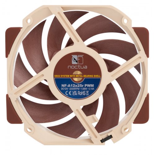Кулер для корпуса Noctua NF-A12x25r PWM купить в Украине: Киев, Днепр, Харьков, Одесса  | Проверка совместимости, низкая цена, отзывы, характеристики от TELEMART фото