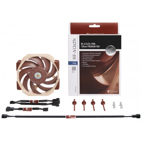 Кулер для корпуса Noctua NF-A12x25r PWM купить в Украине: Киев, Днепр, Харьков, Одесса  | Проверка совместимости, низкая цена, отзывы, характеристики от TELEMART фото