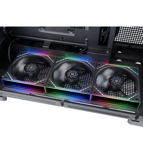 Уцінка набір кулерів для корпусу Thermalright TL-M12QR 3 in 1 Black (Розкрита упаковка, 883926) купити в Україні: Київ, Львів, Хмельницький, Тернопіль, Івано-Франківськ | Перевірка сумісності, низька ціна, відгуки, характеристики від TELEMART фото
