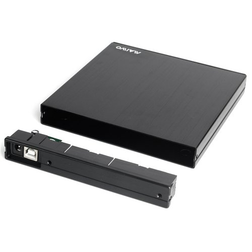 Купити Maiwo Case for DVD-RW SATA/SATA USB 2.0 (K520A) Black - ціна в Києві, Львові, Вінниці, Хмельницькому, Франківську, Україні | інтернет-магазин TELEMART.UA фото