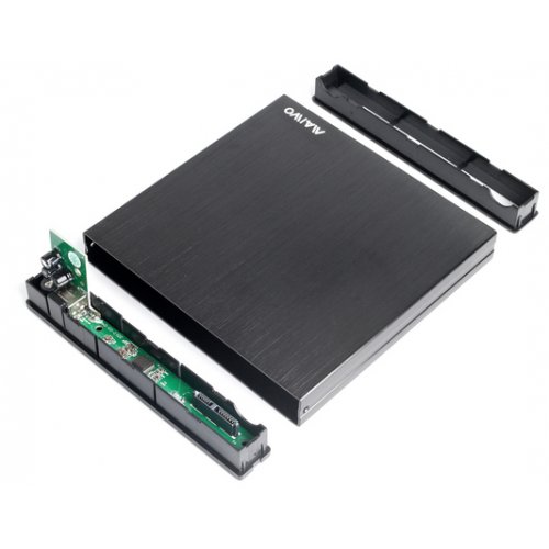 Купити Maiwo Case for DVD-RW SATA/SATA USB 2.0 (K520A) Black - ціна в Києві, Львові, Вінниці, Хмельницькому, Франківську, Україні | інтернет-магазин TELEMART.UA фото