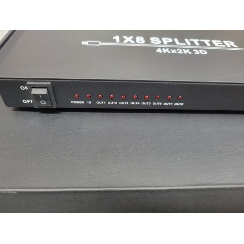 Уцінка спліттер Viewcon HDMI to 8 x HDMI (VE405) (Сліди використання, 883940) купити в Україні: Київ, Львів, Хмельницький, Тернопіль, Івано-Франківськ | Низька ціна, відгуки, характеристики від TELEMART фото