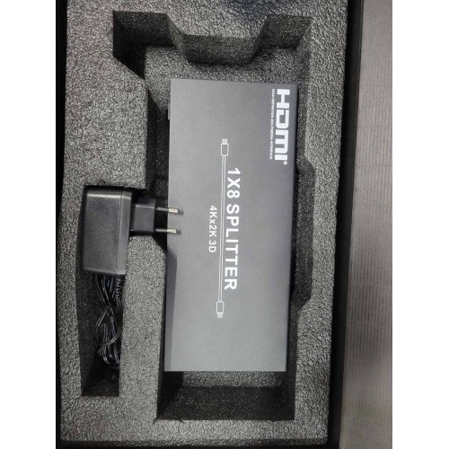 Уцінка спліттер Viewcon HDMI to 8 x HDMI (VE405) (Сліди використання, 883940) купити в Україні: Київ, Львів, Хмельницький, Тернопіль, Івано-Франківськ | Низька ціна, відгуки, характеристики від TELEMART фото