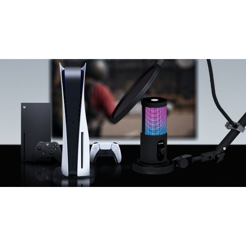 Уцінка мікрофон HATOR Signify RGB Pro+ (HTA-516) Black (Розкрита упаковка, 883952) купити в Україні: Київ, Львів, Хмельницький, Тернопіль, Івано-Франківськ | Низька ціна, відгуки, характеристики від TELEMART фото
