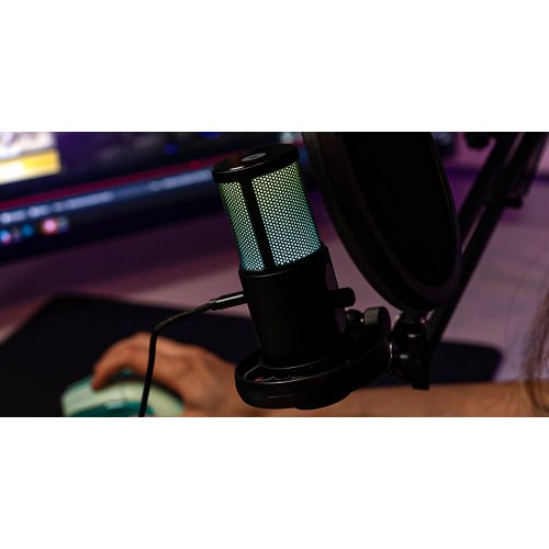 Уцінка мікрофон HATOR Signify RGB Pro+ (HTA-516) Black (Розкрита упаковка, 883952) купити в Україні: Київ, Львів, Хмельницький, Тернопіль, Івано-Франківськ | Низька ціна, відгуки, характеристики від TELEMART фото