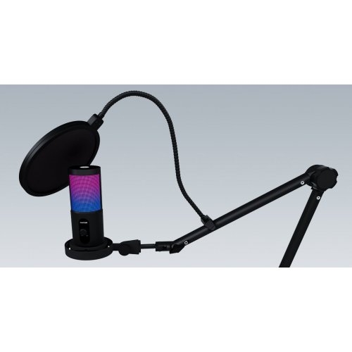 Уцінка мікрофон HATOR Signify RGB Pro+ (HTA-516) Black (Розкрита упаковка, 883952) купити в Україні: Київ, Львів, Хмельницький, Тернопіль, Івано-Франківськ | Низька ціна, відгуки, характеристики від TELEMART фото