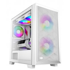 Уценка корпус PCCooler C3D310 ARGB Tempered Glass без БП White (Вскрытая упаковка, 883964)