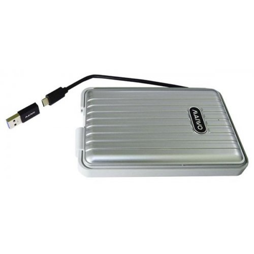 Купити Maiwo Case 2.5" USB 3.1/Type-C (K2529G1) Silver - ціна в Києві, Львові, Вінниці, Хмельницькому, Франківську, Україні | інтернет-магазин TELEMART.UA фото