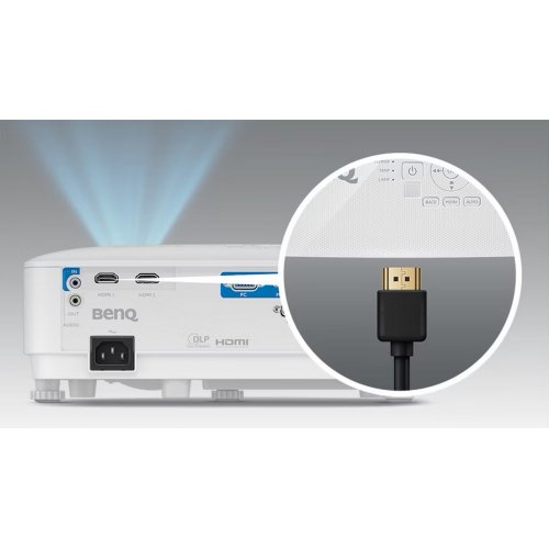 Проєктор BenQ MW550 (9H.JHT77.13E/9H.JHT77.1HE) купити в Україні: Київ, Львів, Хмельницький, Тернопіль, Івано-Франківськ | Низька ціна, відгуки, характеристики від TELEMART фото