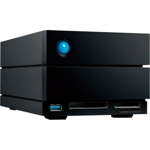 Внешний HDD LaCie 2big Dock 40TB Thunderbolt 3 (STLG40000400) Black купить в Украине: Киев, Днепр, Харьков, Одесса  | Низкая цена, отзывы, характеристики от TELEMART фото