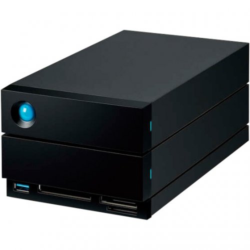 Внешний HDD LaCie 2big Dock 60TB Thunderbolt 3 (STLG60000400) Black купить в Украине: Киев, Днепр, Харьков, Одесса  | Низкая цена, отзывы, характеристики от TELEMART фото