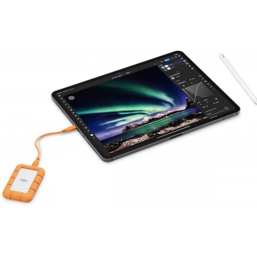 SSD-диск LaCie Rugged Mini 2TB USB (STMF2000400) купить в Украине: Киев, Днепр, Харьков, Одесса  | Проверка совместимости, низкая цена, отзывы, характеристики от TELEMART фото