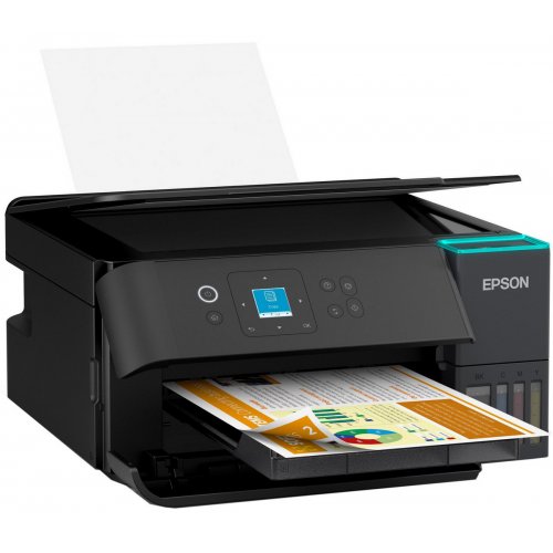 МФУ Epson EcoTank L4360 Wi-Fi (C11CL41411) купить в Украине: Киев, Днепр, Харьков, Одесса  | Низкая цена, отзывы, характеристики от TELEMART фото