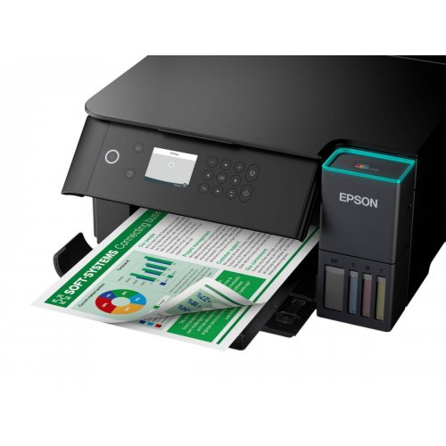 МФУ Epson EcoTank L6360 Wi-Fi (C11CL42402) купить в Украине: Киев, Днепр, Харьков, Одесса  | Низкая цена, отзывы, характеристики от TELEMART фото