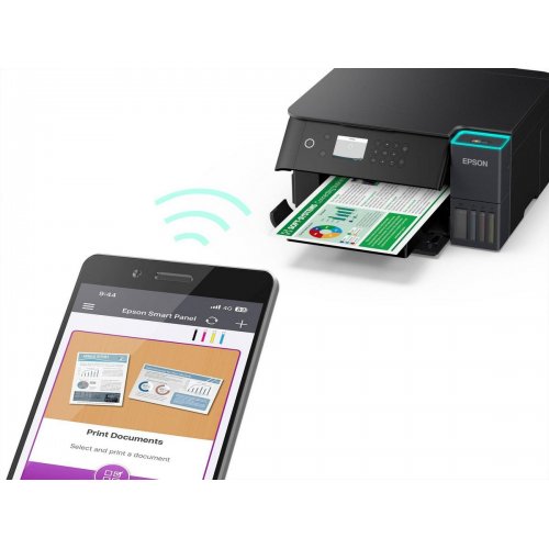 МФУ Epson EcoTank L6360 Wi-Fi (C11CL42402) купить в Украине: Киев, Днепр, Харьков, Одесса  | Низкая цена, отзывы, характеристики от TELEMART фото