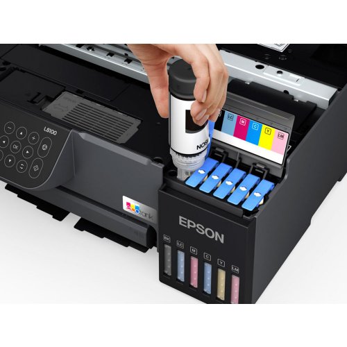 МФУ Epson EcoTank L8100 Wi-Fi (C11CK94401) купить в Украине: Киев, Днепр, Харьков, Одесса  | Низкая цена, отзывы, характеристики от TELEMART фото