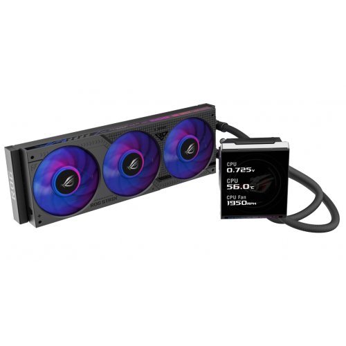 Готовая СВО Asus ROG Strix LC IV 360 ARGB LCD (90RC01M1-B0EAY0) Black купить в Украине: Киев, Днепр, Харьков, Одесса  | Проверка совместимости, низкая цена, отзывы, характеристики от TELEMART фото