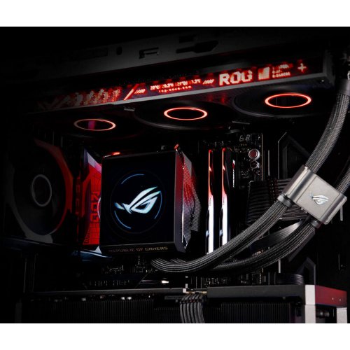 Готовая СВО Asus ROG Strix LC IV 360 ARGB LCD (90RC01M1-B0EAY0) Black купить в Украине: Киев, Днепр, Харьков, Одесса  | Проверка совместимости, низкая цена, отзывы, характеристики от TELEMART фото