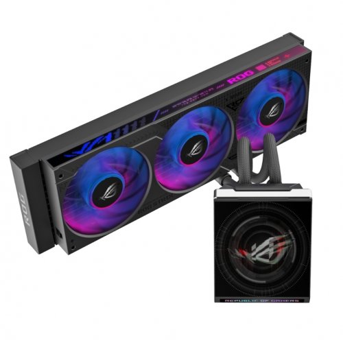 Готовая СВО Asus ROG Strix SLC IV 360 ARGB LCD (90RC01S1-B0EAY0) Black купить в Украине: Киев, Днепр, Харьков, Одесса  | Проверка совместимости, низкая цена, отзывы, характеристики от TELEMART фото