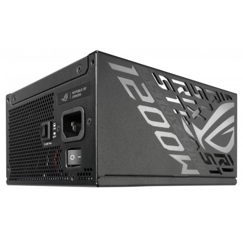 Блок питания Asus ROG Strix 1200W Platinum (90YE00W6-B0NA00) Black купить в Украине: Киев, Днепр, Харьков, Одесса  | Проверка совместимости, низкая цена, отзывы, характеристики от TELEMART фото