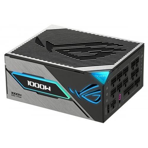 Блок питания Asus ROG Thor 1000W Platinum III (90YE00V8-B0NA00) Black купить в Украине: Киев, Днепр, Харьков, Одесса  | Проверка совместимости, низкая цена, отзывы, характеристики от TELEMART фото