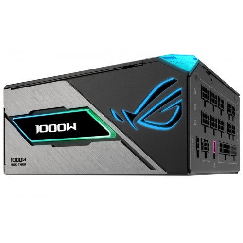 Блок питания Asus ROG Thor 1000W Platinum III (90YE00V8-B0NA00) Black купить в Украине: Киев, Днепр, Харьков, Одесса  | Проверка совместимости, низкая цена, отзывы, характеристики от TELEMART фото