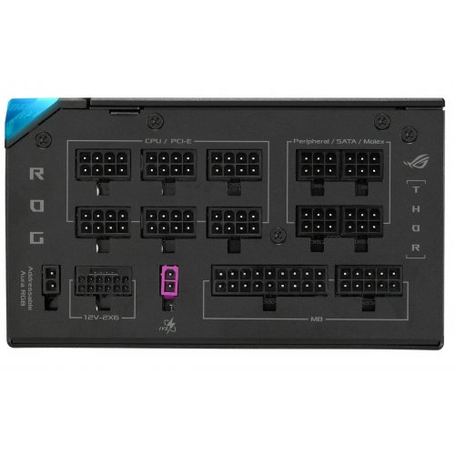 Блок питания Asus ROG Thor 1000W Platinum III (90YE00V8-B0NA00) Black купить в Украине: Киев, Днепр, Харьков, Одесса  | Проверка совместимости, низкая цена, отзывы, характеристики от TELEMART фото