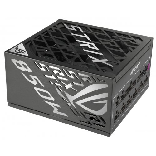 Блок живлення Asus ROG Strix 850W Platinum ROG Equalizer (90YE00V8-B0NA00) Black купити в Україні: Київ, Львів, Хмельницький, Тернопіль, Івано-Франківськ | Перевірка сумісності, низька ціна, відгуки, характеристики від TELEMART фото