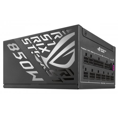 Блок живлення Asus ROG Strix 850W Platinum ROG Equalizer (90YE00V8-B0NA00) Black купити в Україні: Київ, Львів, Хмельницький, Тернопіль, Івано-Франківськ | Перевірка сумісності, низька ціна, відгуки, характеристики від TELEMART фото