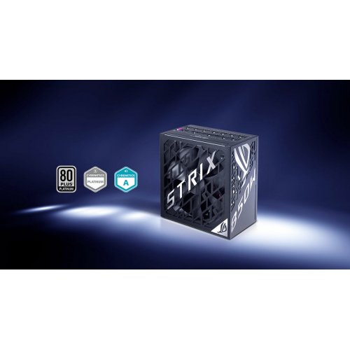Блок живлення Asus ROG Strix 850W Platinum ROG Equalizer (90YE00V8-B0NA00) Black купити в Україні: Київ, Львів, Хмельницький, Тернопіль, Івано-Франківськ | Перевірка сумісності, низька ціна, відгуки, характеристики від TELEMART фото