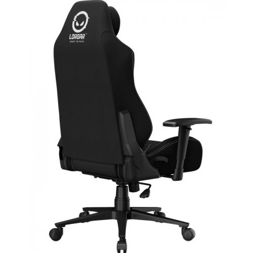 Игровое кресло Lorgar CHA41 (LRG-CHA41-BK-WH) Black/White купить в Украине: Киев, Днепр, Харьков, Одесса  | Низкая цена, отзывы, характеристики от TELEMART фото