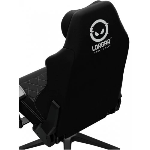 Игровое кресло Lorgar CHA41 (LRG-CHA41-BK-WH) Black/White купить в Украине: Киев, Днепр, Харьков, Одесса  | Низкая цена, отзывы, характеристики от TELEMART фото