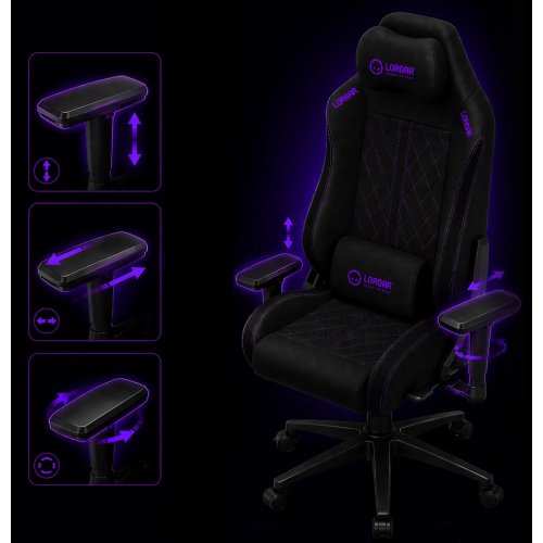 Игровое кресло Lorgar CHA41 (LRG-CHA41-BL) Blue купить в Украине: Киев, Днепр, Харьков, Одесса  | Низкая цена, отзывы, характеристики от TELEMART фото