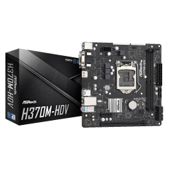 Материнська плата AsRock H370M-HDV (s1151-V2, Intel H370) (Відновлено продавцем, 884399)