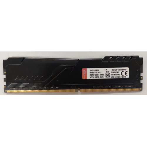 Озп Kingston DDR4 8GB 2133Mhz HyperX FURY Black (HX421C14FB2/8) (Відновлено продавцем, 884403) купити в Україні: Київ, Львів, Хмельницький, Тернопіль, Івано-Франківськ | Перевірка сумісності, низька ціна, відгуки, характеристики від TELEMART фото