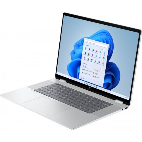 Ноутбук HP OmniBook X Flip x360 16-as0010ua (C9RW6EA) Glacier Silver купити в Україні: Київ, Львів, Хмельницький, Тернопіль, Івано-Франківськ | Низька ціна, відгуки, характеристики від TELEMART фото