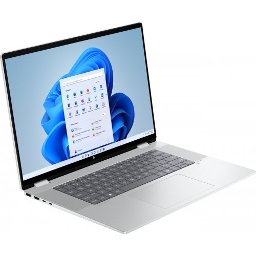 Ноутбук HP OmniBook X Flip x360 16-as0011ua (C9RW7EA) Glacier Silver купити в Україні: Київ, Львів, Хмельницький, Тернопіль, Івано-Франківськ | Низька ціна, відгуки, характеристики від TELEMART фото