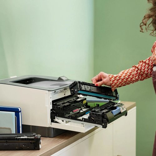 Принтер HP Color LaserJet Pro 3203dn (8D7L2A) купить в Украине: Киев, Днепр, Харьков, Одесса  | Низкая цена, отзывы, характеристики от TELEMART фото