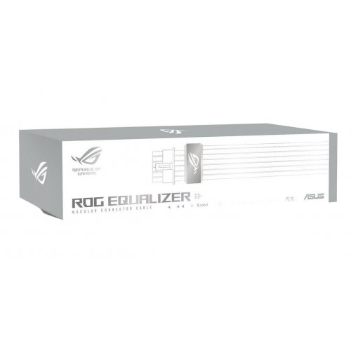 Кабель Asus ROG Equalizer (90YE00BP-B0QA00) White купити в Україні: Київ, Львів, Хмельницький, Тернопіль, Івано-Франківськ | Низька ціна, відгуки, характеристики від TELEMART фото