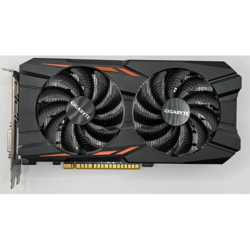 Видеокарта Gigabyte GeForce GTX 1050 Ti WindForce 2X OC 4096MB (GV-N105TWF2OC-4GD) (Восстановлено продавцом, 884719) купить в Украине: Киев, Днепр, Харьков, Одесса  | Проверка совместимости, низкая цена, отзывы, характеристики от TELEMART фото