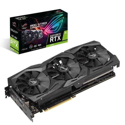 Відеокарта Asus ROG GeForce RTX 2070 STRIX OC 8192MB (ROG-STRIX-RTX2070-O8G-GAMING) (Відновлено продавцем, 884736) купити в Україні: Київ, Львів, Хмельницький, Тернопіль, Івано-Франківськ | Перевірка сумісності, низька ціна, відгуки, характеристики від TELEMART фото