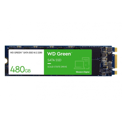 Ssd-диск Western Digital Green 480GB M.2 (2280 SATA) (WDS480G3G0B) (Восстановлено продавцом, 884760) купить в Украине: Киев, Днепр, Харьков, Одесса  | Проверка совместимости, низкая цена, отзывы, характеристики от TELEMART фото