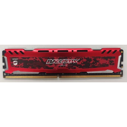 Озу Crucial DDR4 16GB 2400Mhz Ballistix Sport LT Red (BLS16G4D240FSE) (Восстановлено продавцом, 884781) купить в Украине: Киев, Днепр, Харьков, Одесса  | Проверка совместимости, низкая цена, отзывы, характеристики от TELEMART фото