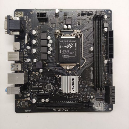 Материнська плата AsRock H410M-HVS (s1200, Intel H410) (Відновлено продавцем, 884786) купити в Україні: Київ, Львів, Хмельницький, Тернопіль, Івано-Франківськ | Перевірка сумісності, низька ціна, відгуки, характеристики від TELEMART фото